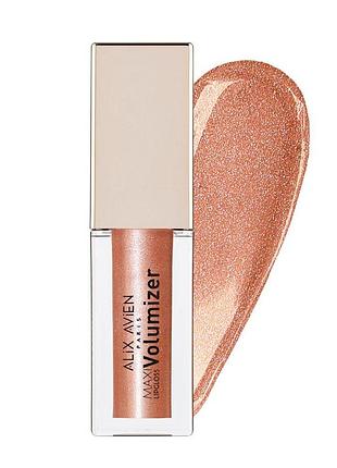 Блиск для губ з ефектом об'єму alix avien 209 rosy copper, 3,5 мл