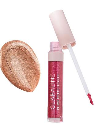 Блеск для губ с эффектом об'ему claraline, p196 bronze lip, 5 мл