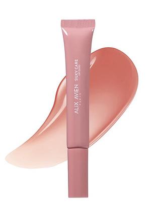 Глянцевый блеск для губ с м' аппликатором alix avien 307 rose petal, 12 мл