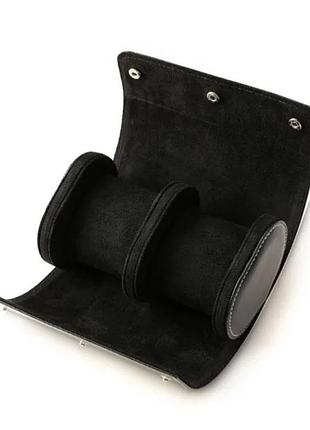 Коробка для двух часов roll black