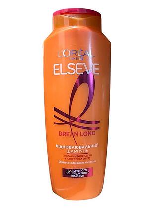 Шампунь для волос loreal elseve для длинных и поврежденных волос 400 мл. 9521