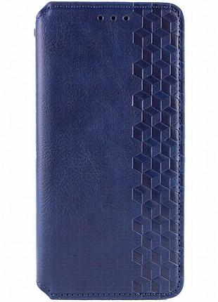 Кожаный чехол-книжка getman cubic (pu) для xiaomi redmi a5 (europe version) синий