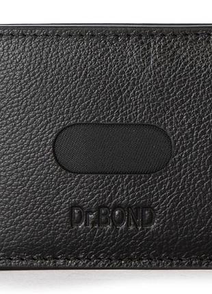 Чоловічий шкіряний затискач на магніті dr.bond mzs-5 натуральна шкіра