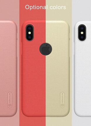 Чехол nillkin matte для apple iphone x (5.8") / xs (5.8") розовый / rose gold
