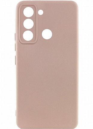 Чехол silicone cover lakshmi full camera (a) для tecno pop 5 lte розовый / pink sand