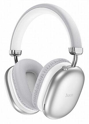 Накладные беспроводные наушники hoco w35 max joy silver
