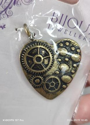 Bijoux подвес сердце новый 2