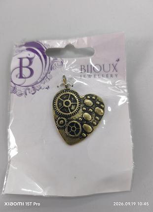 Bijoux подвес сердце новый