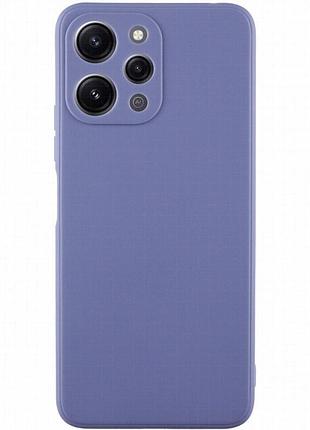 Силиконовый чехол candy full camera для xiaomi redmi 12 голубой / mist blue