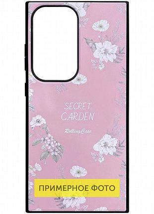 Tpu+pc чехол soft secret garden для xiaomi redmi note 14 5g pink