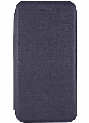 Кожаный чехол-книжка classy для tecno camon 30 (cl6) темно-синий
