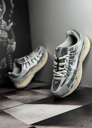 Nike p-6000 grey green 3