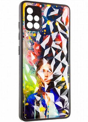 Tpu+pc чехол prisma ladies для samsung galaxy a51 peonies
