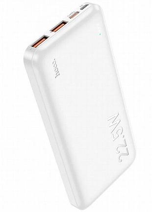 Портативное зу power bank hoco j101 astute pd20w+22.5w 10000 mah white