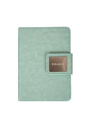 Щоденник а6 leo planner chiara недатований світло-бірюзовий (252710)
