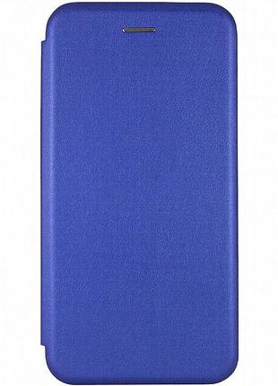 Кожаный чехол-книжка classy для tecno spark go 1 (kl4) / spark go 2025 синий