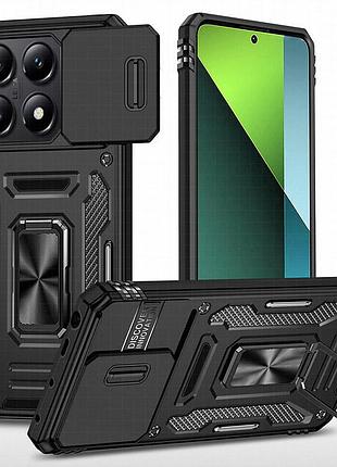 Ударопрочный чехол camshield army ring для xiaomi 17 черный / black