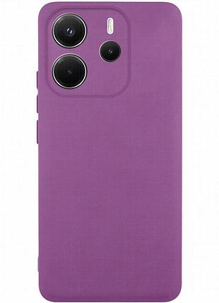 Чехол silicone cover lakshmi full camera (aaa) для xiaomi redmi note 14 4g (int. version) сливовый / purple