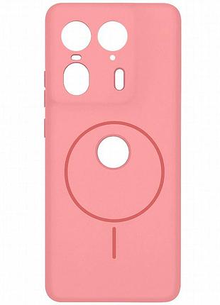 Чехол silicone cover lakshmi full camera (aa) with magnetic fit для motorola edge 50 ultra розовый / light pink