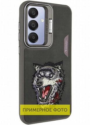 Tpu+pc чехол friends для xiaomi redmi 14c / poco c75 grey wolf