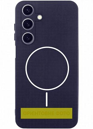 Чехол silicone cover lakshmi full camera (aa) with magnetic fit для samsung galaxy a07 темно-синий / midnight