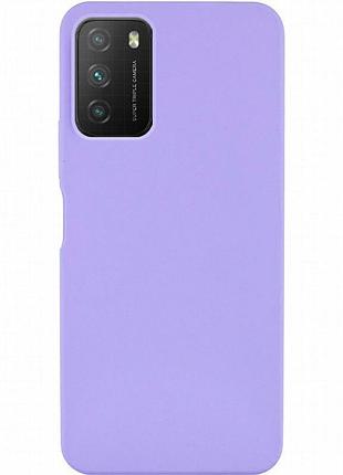 Чехол silicone cover ummi lakshmi (aa) для xiaomi poco m3 сиреневый / dasheen