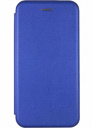 Кожаный чехол-книжка classy для infinix note 40 pro 4g синий