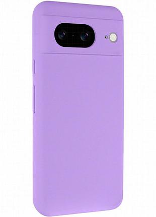 Чехол silicone cover lakshmi full camera (aaa) для google pixel 8 сиреневый / dasheen