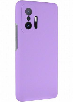Чехол silicone cover lakshmi full camera (aaa) для xiaomi 11t / 11t pro сиреневый / dasheen