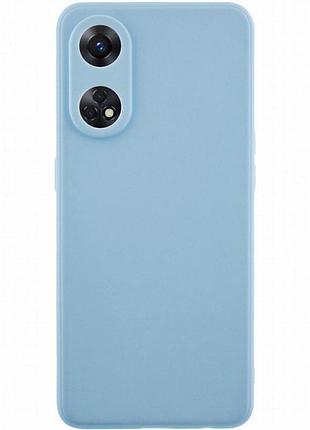 Силиконовый чехол candy full camera для oppo reno 8 t 4g бирюзовый / turquoise