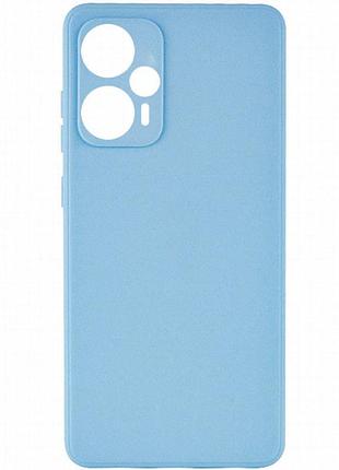 Силиконовый чехол candy full camera для xiaomi poco f5 / note 12 turbo бирюзовый / turquoise