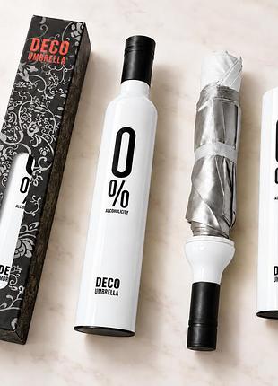 Зонт-бутылка deco umbrella складной полуавтомат 8 спиц, в футляре