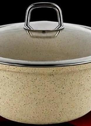 Кастрюля 2.5 л. master koch mk 7350-22 sandy beije