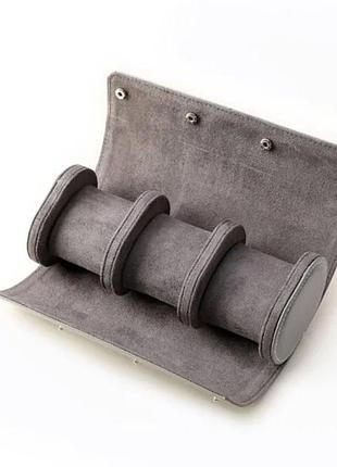 Коробка для трех часов roll grey