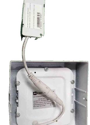Настенно-потолочный светильник б/у евросвет led-ss-120-6 6вт + led power supply 4-7w