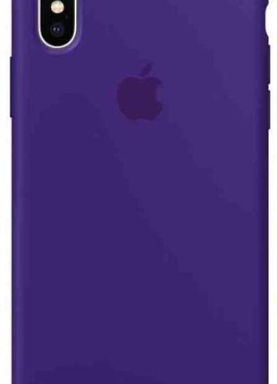 Чохол для мобільного телефона original silicone case iphone x violet