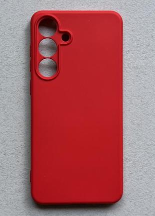 Samsung galaxy s25 fe чохол wave colorful case red (tpu) силіконовий протиударний червоний накладка панель бампер