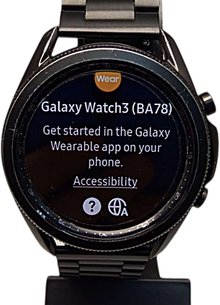 Смарт-часы браслет б/у samsung galaxy watch 3 45 mm (sm-r840nzkasek)