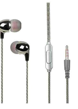 Навушники bluetooth-гарнітура навушники economic bullet white with mic +ult call answering