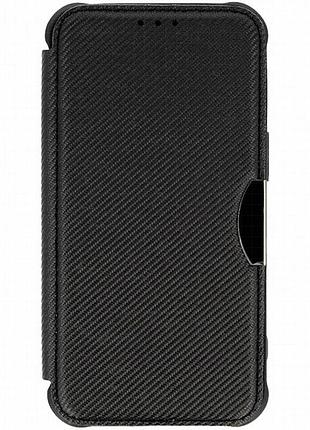 Кожаный чехол-книжка getman razor (pu) для samsung galaxy a35 black