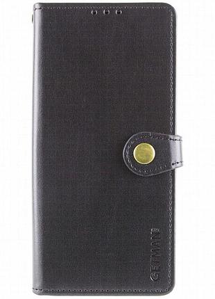 Кожаный чехол-книжка getman gallant (pu) для zte nubia v60 черный