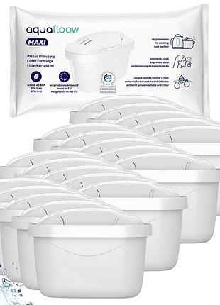 Фільтр aquafloow maxi для кувшина-фільтра brita aquaphor 20 штук