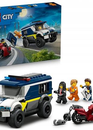 Lego 60479 city фургон-конвой поліції автомобіль для втечі з в'язниці