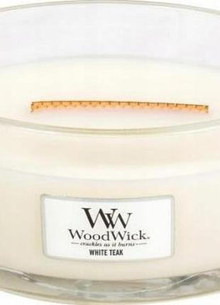 Свічка woodwick white teak еліпса 453,6г