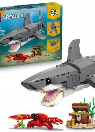 Lego 31381 creator дикі тварини акула і скриня зі скарбами