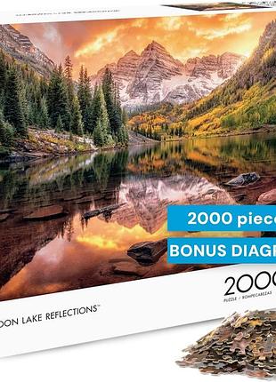 Buffalo games відображення озера марун пазл 2000 елементів