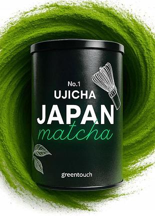 Чай матча японський преміум+ №1 uji 80 г зелений дотик перший збір