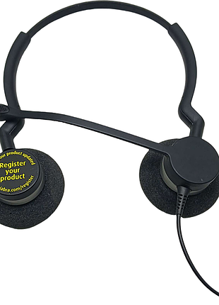 Наушники bluetooth-гарнитура б/у jabra biz 2300 duo