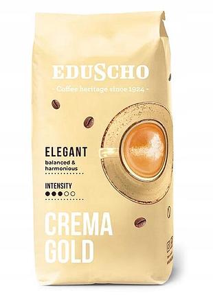 Набір з 2 штук кава зернова tchibo eduscho crema gold 1 кг