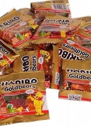 Набір 100 штук haribo золоті мішки міні-пакетики відерце 100 шт 10г